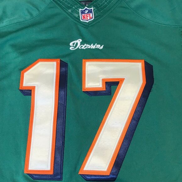 NWT #17 Ryan Tannehill Miami Dolphins Game Jersey Authentic On Field Stitched 44 - Picture 13 of 14